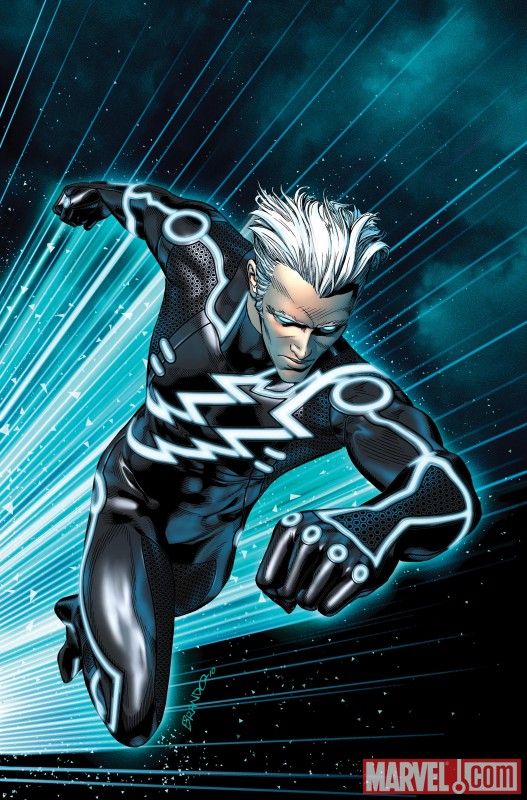 AVENGERS ACADEMY #7 TRON Variant, featuring Quicksilver