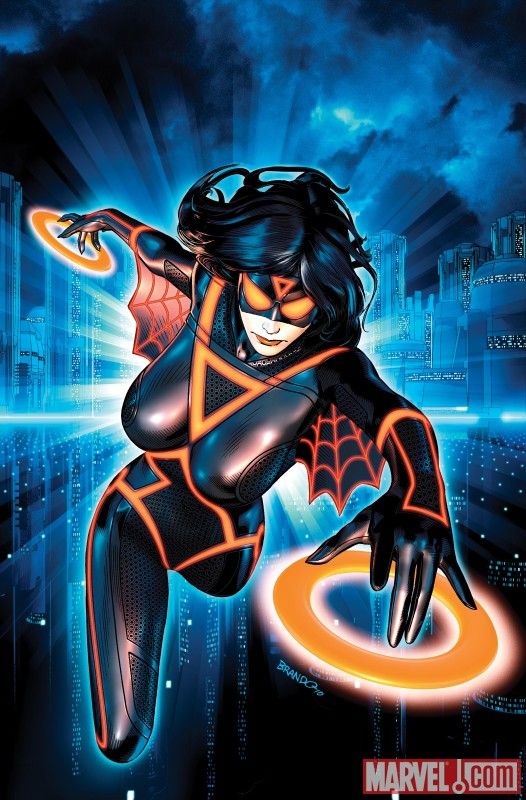 AVENGERS #7 TRON Variant. featuring Spider-Woman