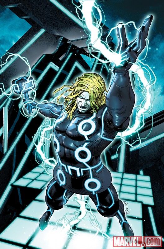 THOR #617 TRON Variant, featuring Thor