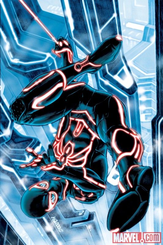 AMAZING SPIDER-MAN #651 TRON Variant, featuring Spider-Man